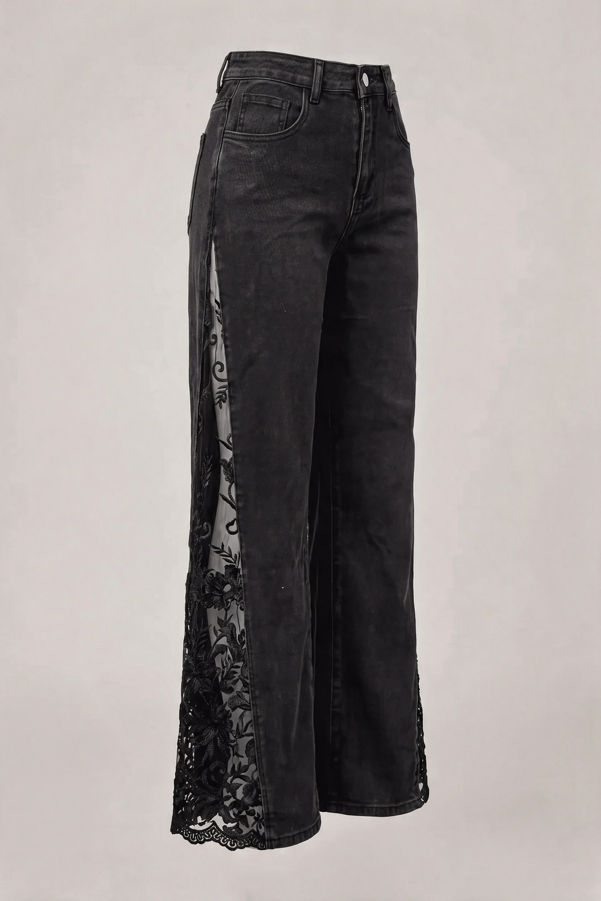 Floral Lace Jeans